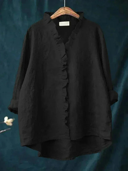 Maeva | Linbluse med volang