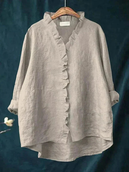 Maeva | Linbluse med volang