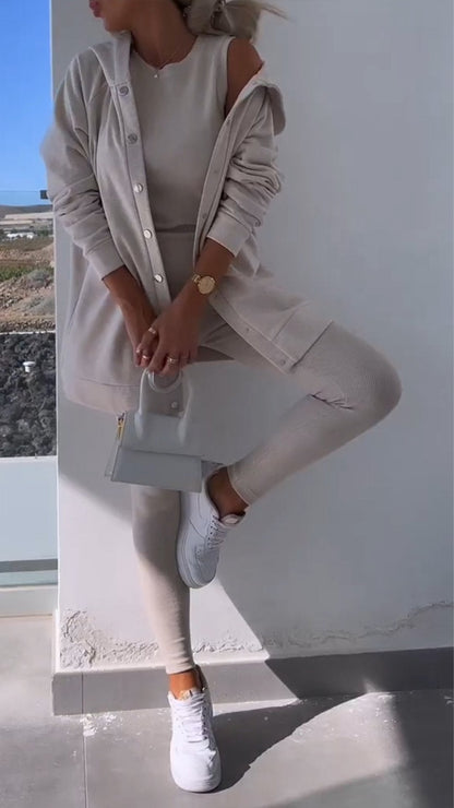 Pien | Elegant vest med hettegenser og hettegenser