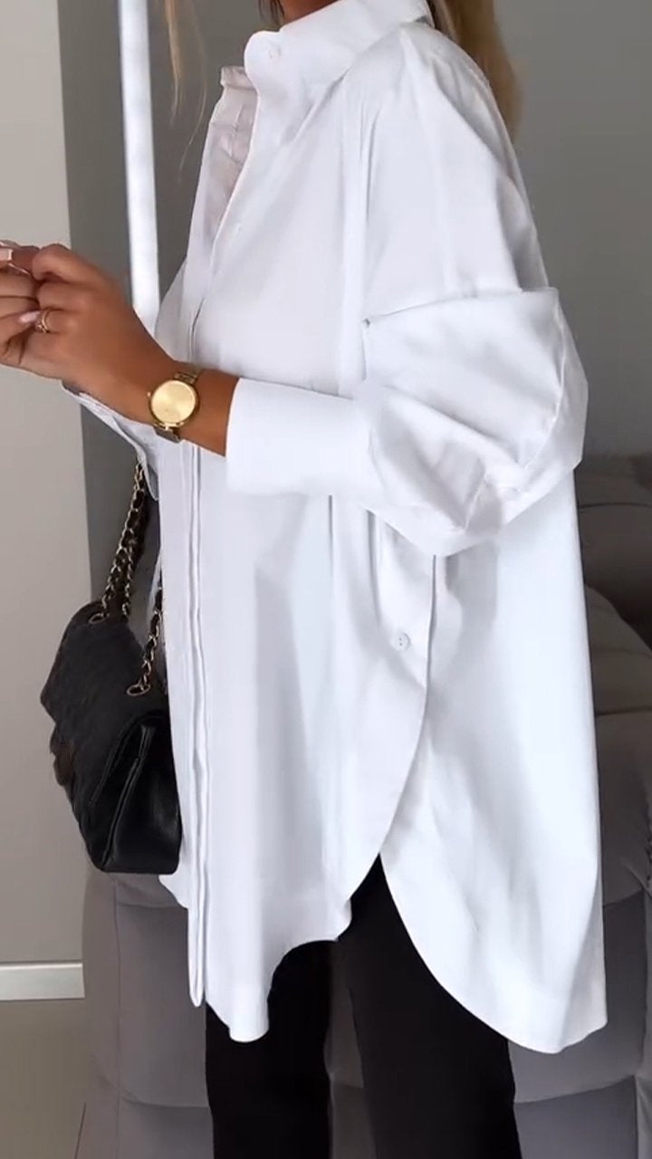 Juliana | Elegant skjorte med reversåpning