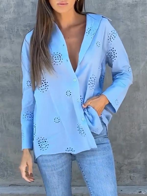 Elegant blå topp