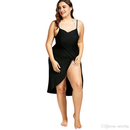 Bikinikjole med wrap