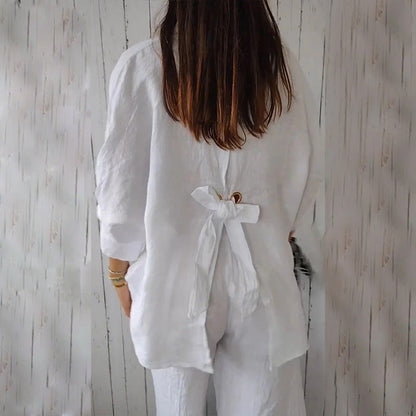 Uformell vintage-bluse