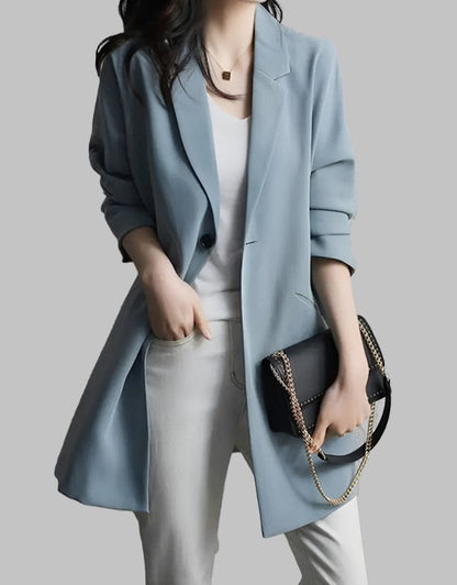 Vintage blazer med lange ermer