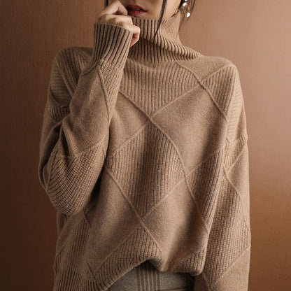 Genser med turtleneck