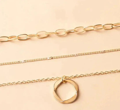 Marcelline | Lagdelt vintage gullhalskjede