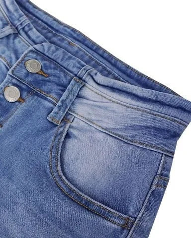 Ledende jeans med høy midje