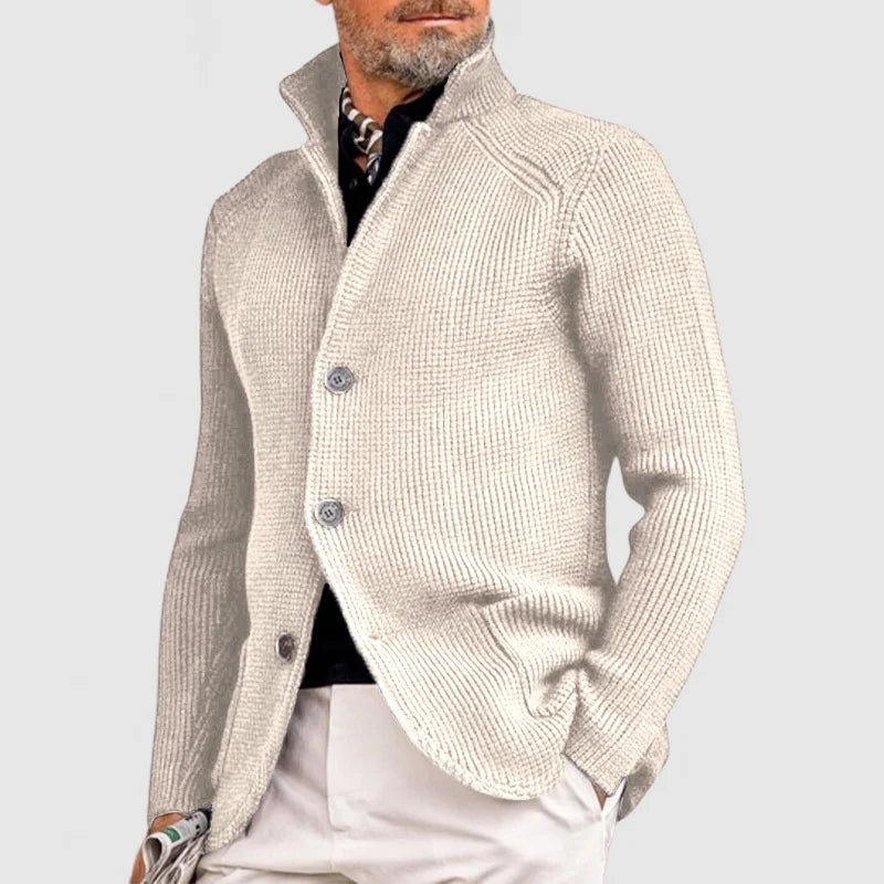 Ramon - Herrejakke med elegant jakkeslag og strikket lomme