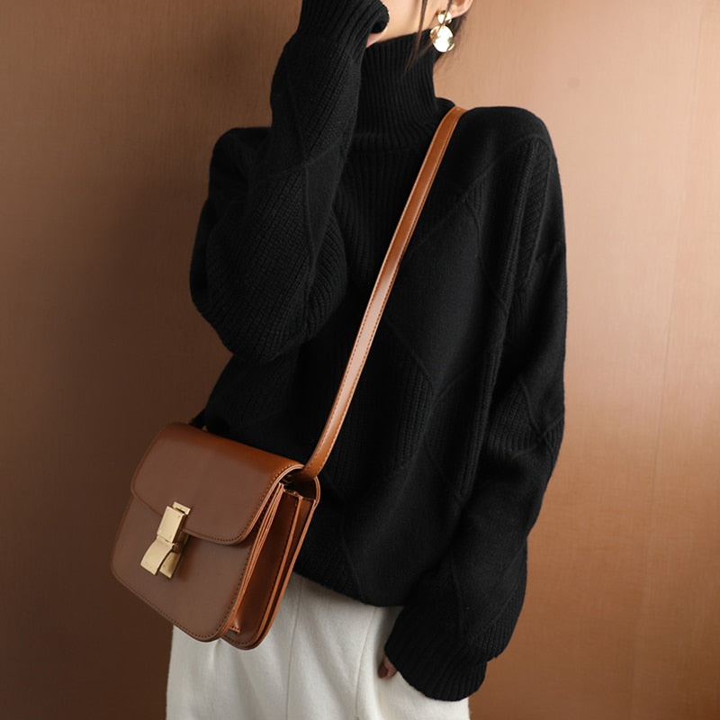 Emilia genser med turtleneck