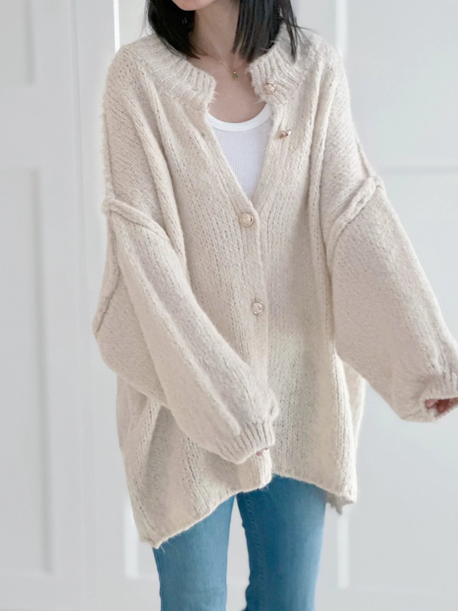 ALEXY - Koselig cardigan for kvinner