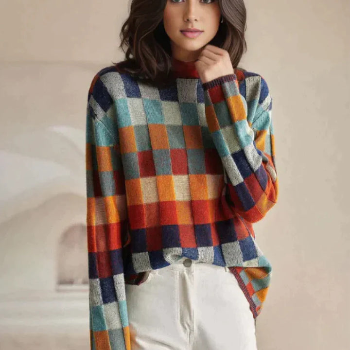 Couture-genser med turtleneck