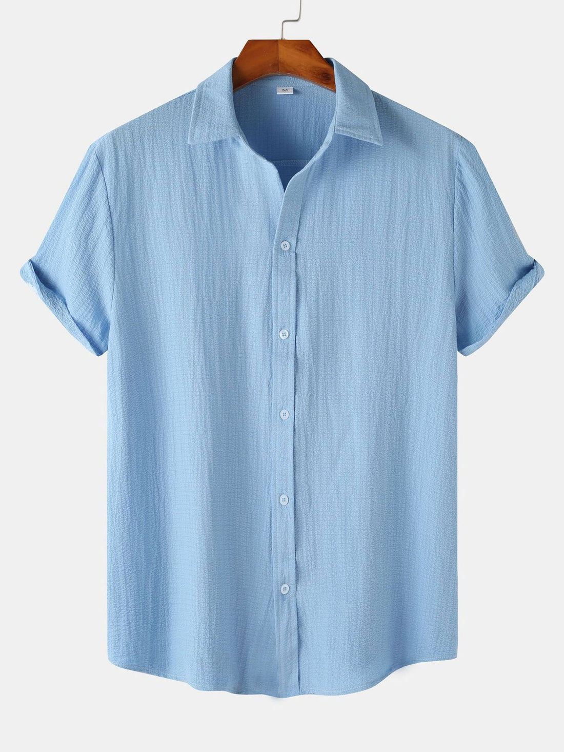 Textured Button Up Shirt