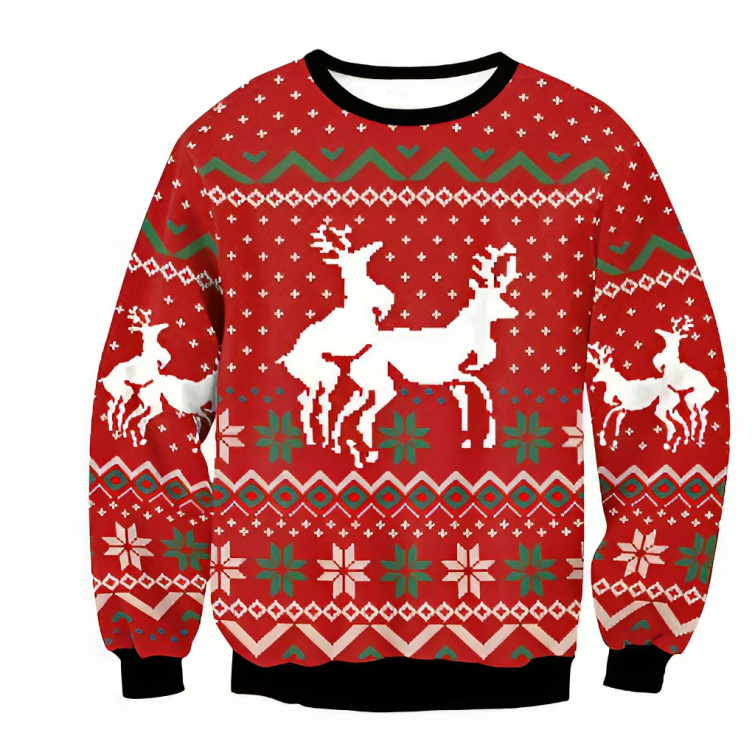 Unisex-genser med julemotiv