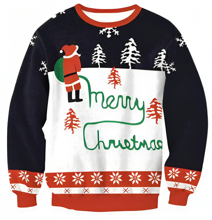 Unisex-genser med julemotiv
