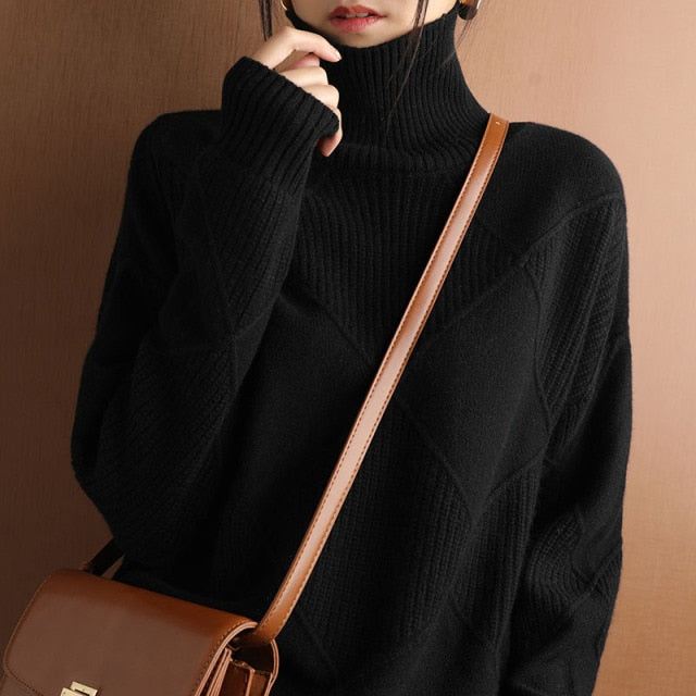 Emilia genser med turtleneck